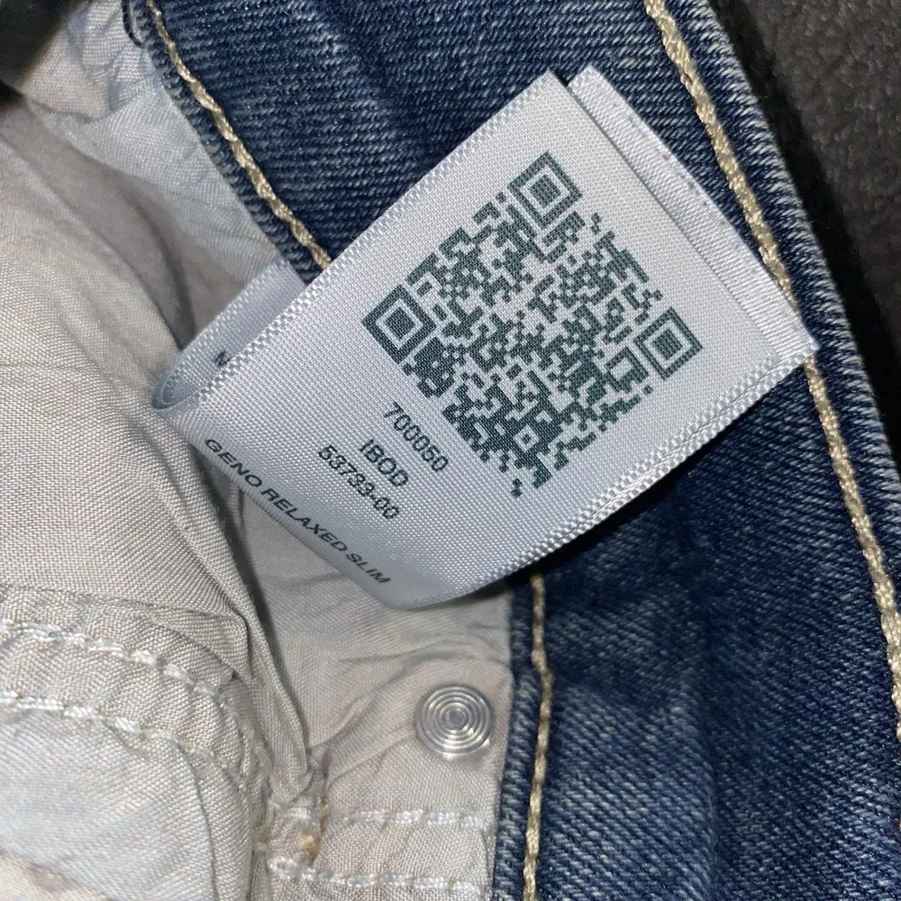 True Religion‎ Men's Geno Relaxed Slim Fit Jeans 30 Y2K Medium Wash